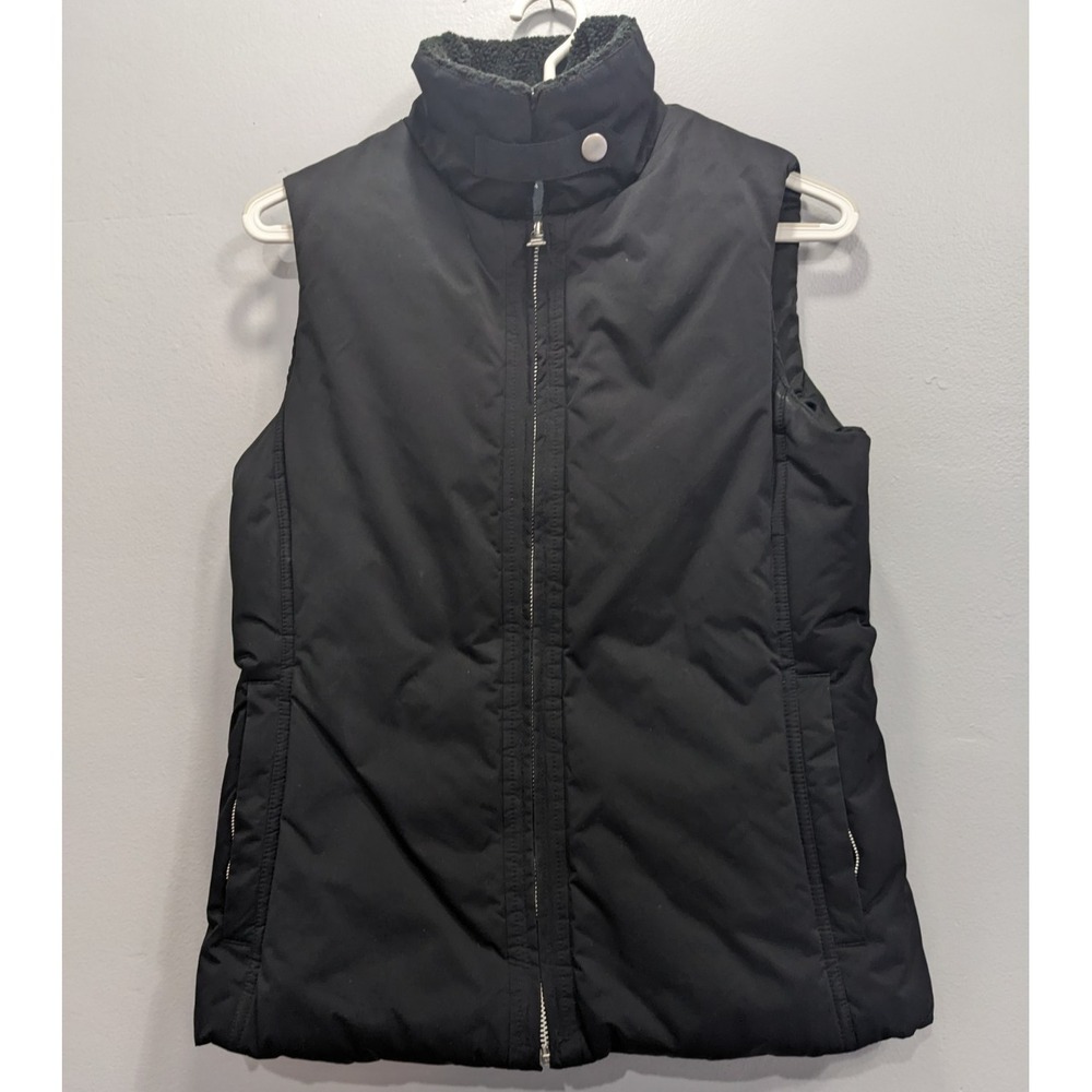 BANANA REPUBLIC Vest Jacket Coat Women S Fleece Collar Classic Preppy Outdoor